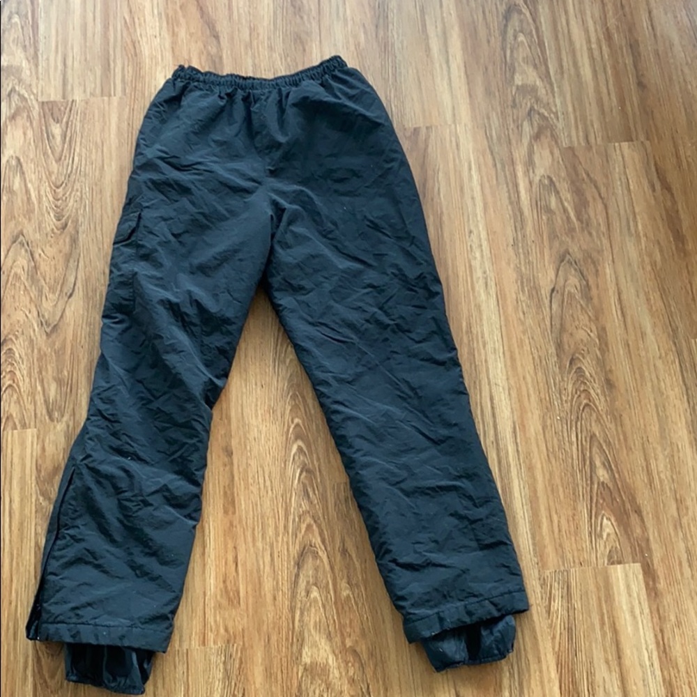 Cherokee Youth Snow Pants XL 14/16 black insulated lined stretchy
